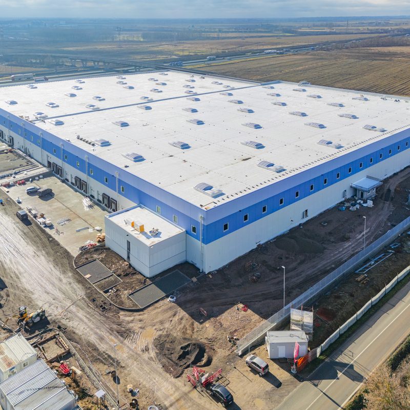 Balocco Logistics, Balocco, Vercelli, Italia - aerial view